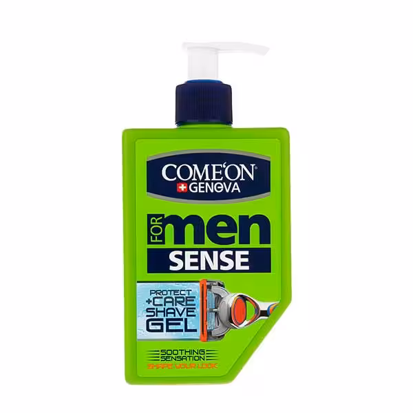 ژل اصلاح ریش مردانه کامان Sense حجم 260ml