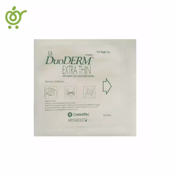 پانسمان دئودرم نازک کانواتک DuoDERM EXTRA THIN convatec 15*15