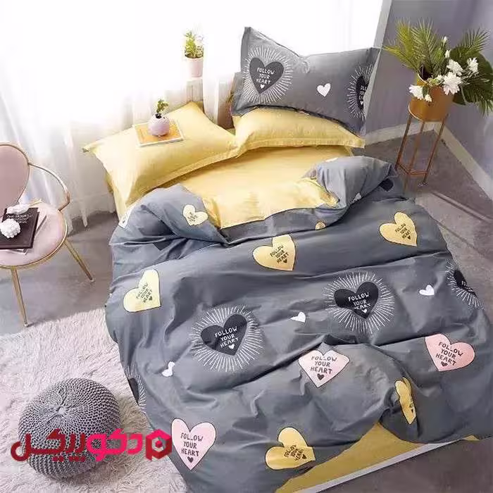 روتختی مخمل هاریکا طرح فانتزی قلب MD12
