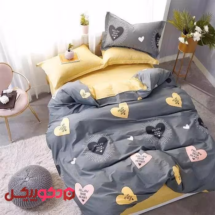 روتختی مخمل هاریکا طرح فانتزی قلب MD12