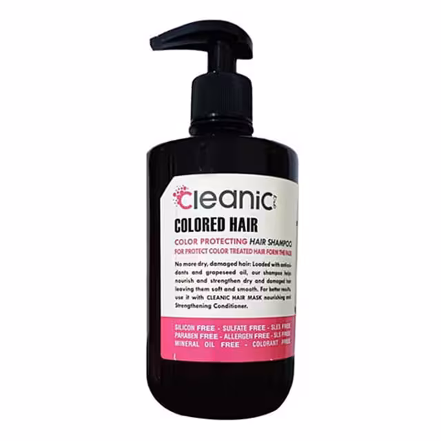 شامپو بدون سولفات موهای رنگ شده کلینیک کیندی