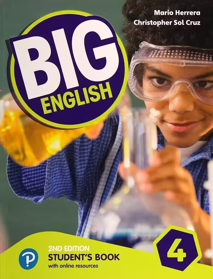 بیگ انگلیش 4   کتاب کار | کتاب انگلیسی Big English 4 (SB WB CD) 2nd