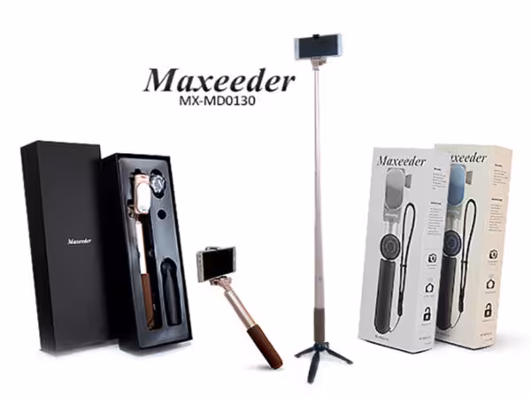 مونوپاد اصلی مکسیدر مدل Maxeeder MX-MD0130 Monopad همراه با سه پایه و ریموت