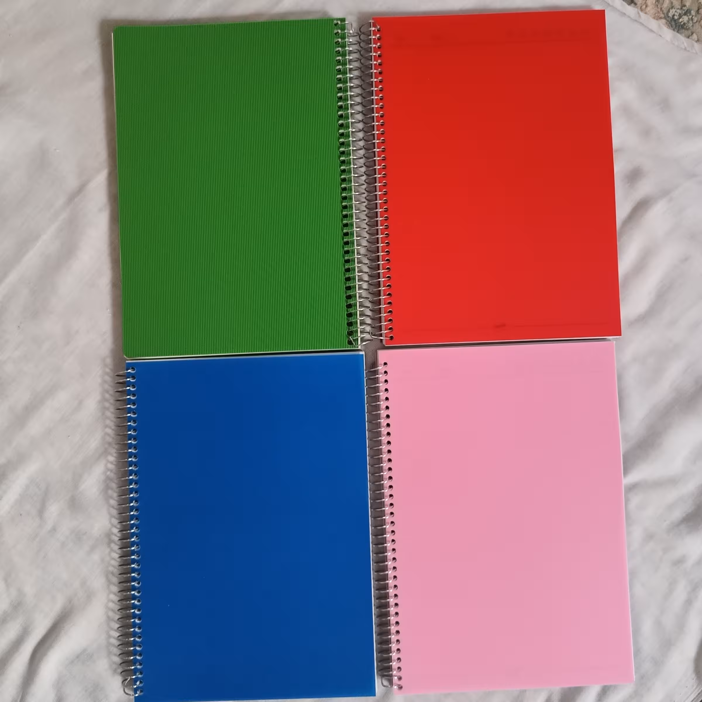 دفتر 100برگ سیمی طلقی تک رنگ