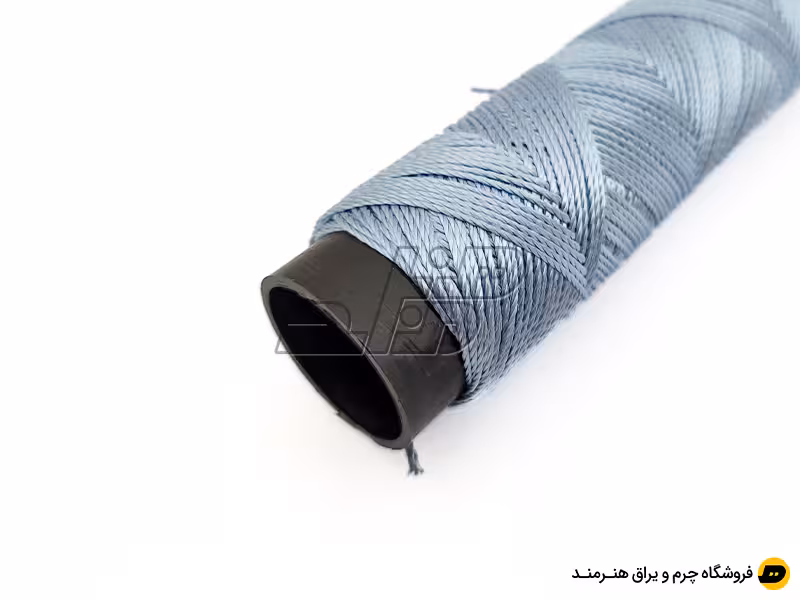 قرقره نخ ابریشم آبی روشن
