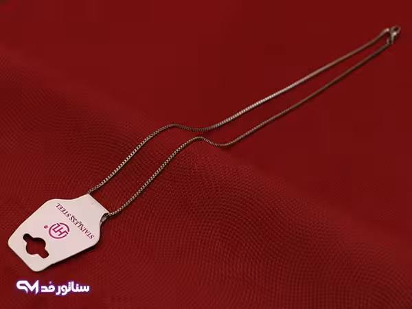 زنجیر استیل ماری نقره ای Z9001