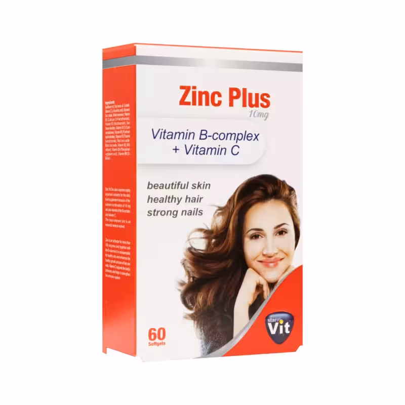 کپسول نرم زینک پلاس 10 میلی گرم استار ویت