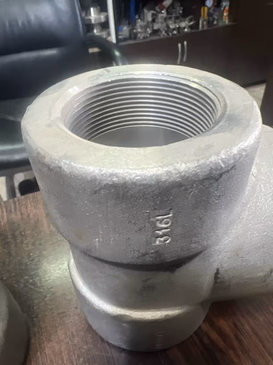 سه راه مساوی    دنده  سایز 2  اینج کلاس 3000 از جنسSA182F316/316L کپی