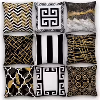 کاور کوسن کد 120 (ست مشکی طلایی)