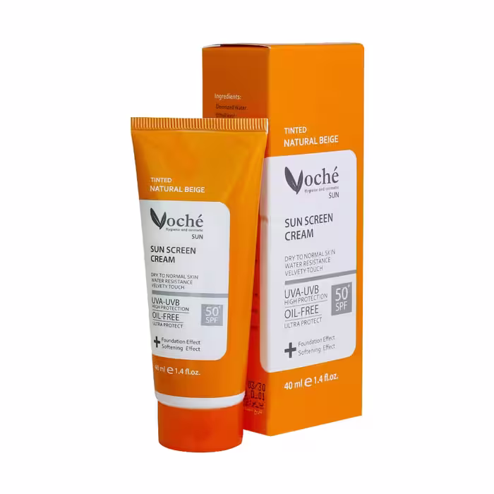 ضدآفتاب رنگی وچه SPF50 مدل Ultra Protect مناسب انواع پوست رنگ طبیعی  حجم 40 میلی لیتر(انقضا 1405/12)