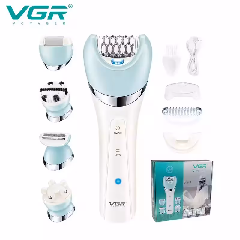 اپیلاتور چند کاره اصلاح و پاکسازی صورت و بدن وی جی آر مدل VGR V-703