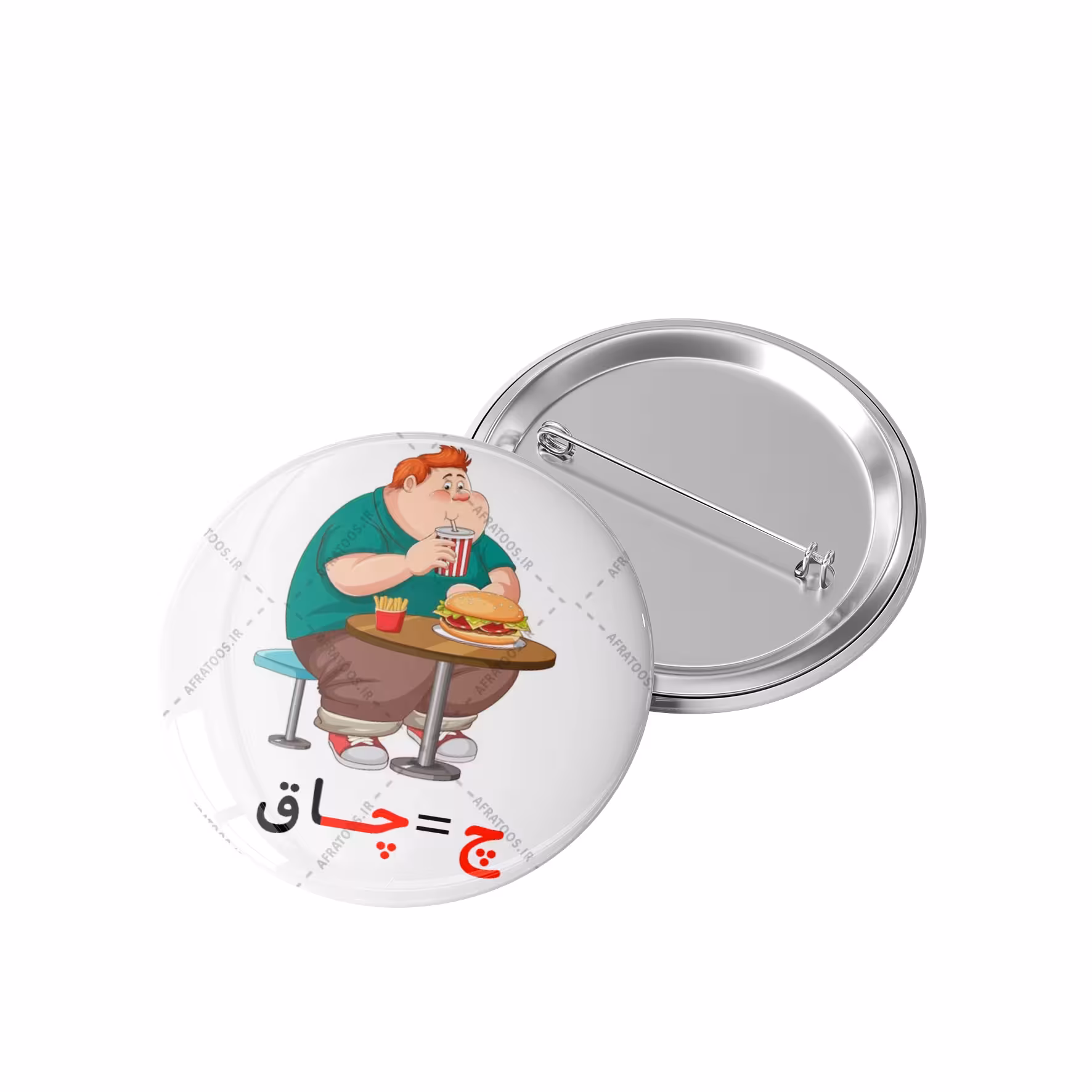 پیکسل الفبا حرف چ مثل چاق کد 639