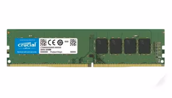 رم کامپیوتر RAM 16GB 3200 CRUCIAL CT16G4DFRA32A