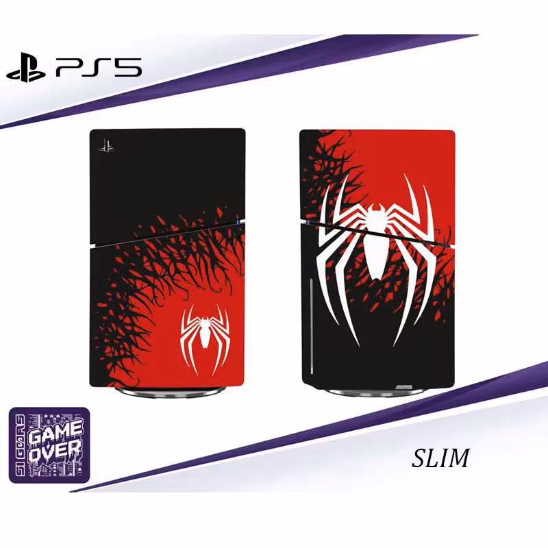 برچسب کنسول PS5 SLIM (GO) طرح SPIDER 2