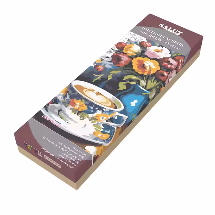 بسته رنگ آمیزی سالوت مدل آکرولیک کد 031023 مجموعه 18 عددی | کالا مکس