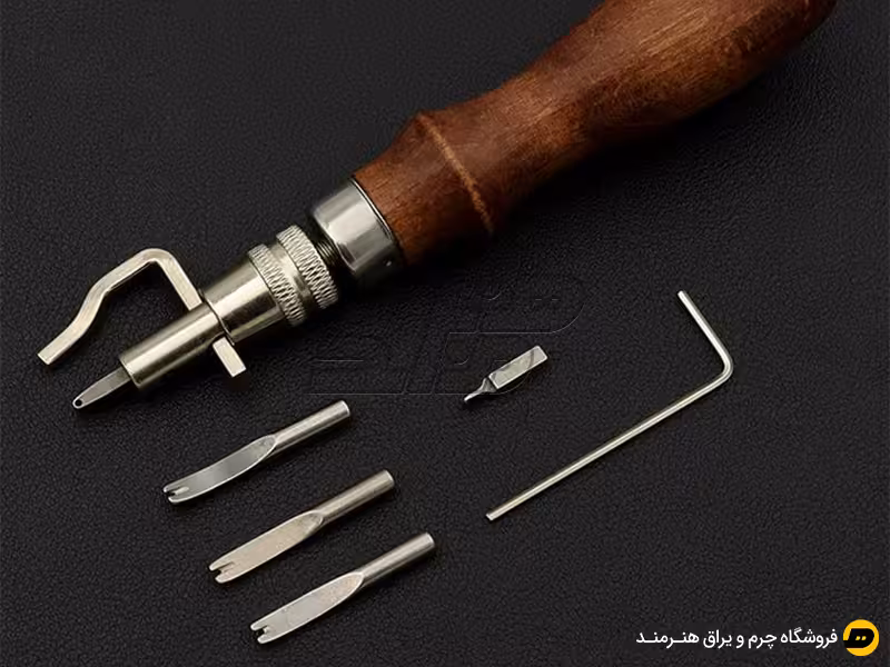 خط انداز 5 سر دسته چوبی