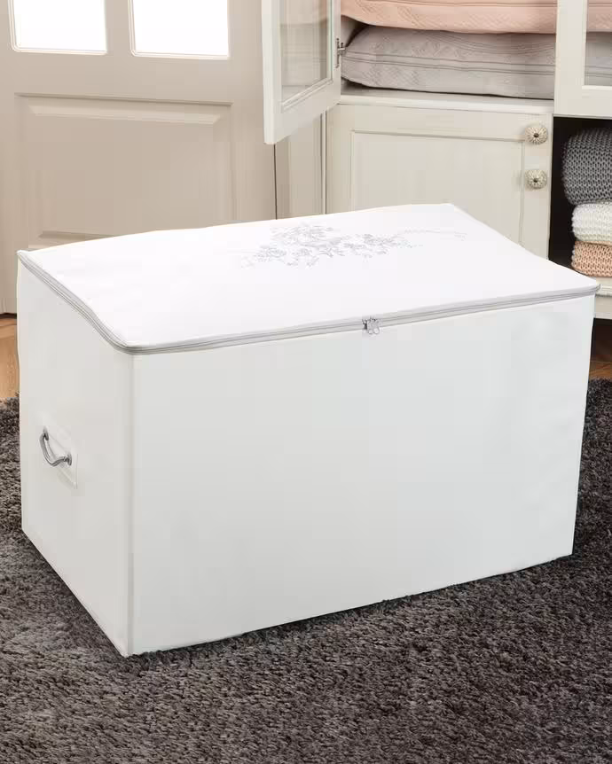 باکس لباس مادام کوکو  طرح Çiçek Beyaz سایز74X46X46