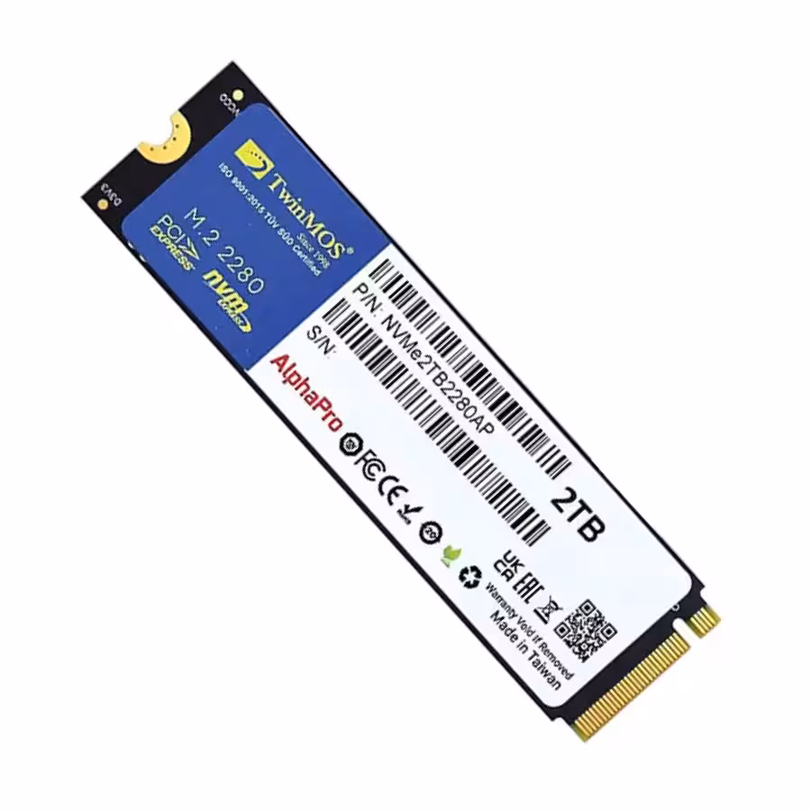 قیمت و خرید اس اس دی 2 ترابایت تویین موس مدل NVMe AlphaPro M.2 2280 | یاس ارتباط