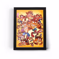 تابلو قاب کراش Crash Bandicoot