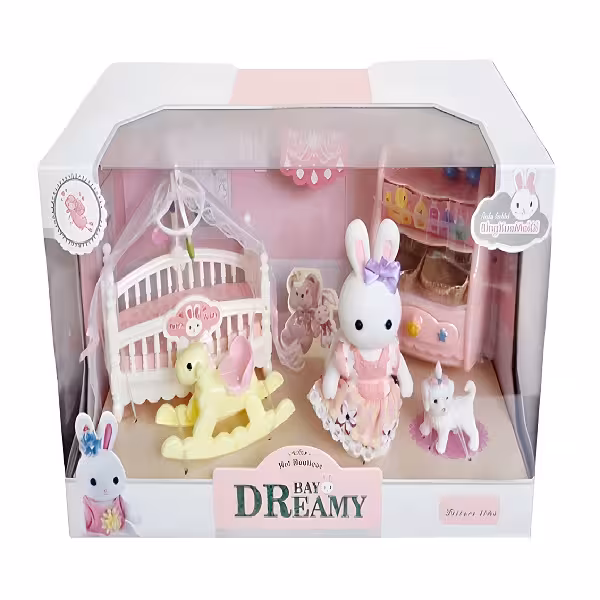 اسباب بازی ست اتاق خواب کودک خرگوش مینیاتوری BAY DREAMY کد P/6669/A