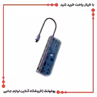 هاب 7 در 1 تایپ سی پاورولوژی مدل Crystalline P71USHTP