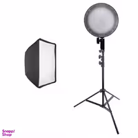 پروژکتور 100 وات با پایه 805 مدل T020 به همراه سافت باکس