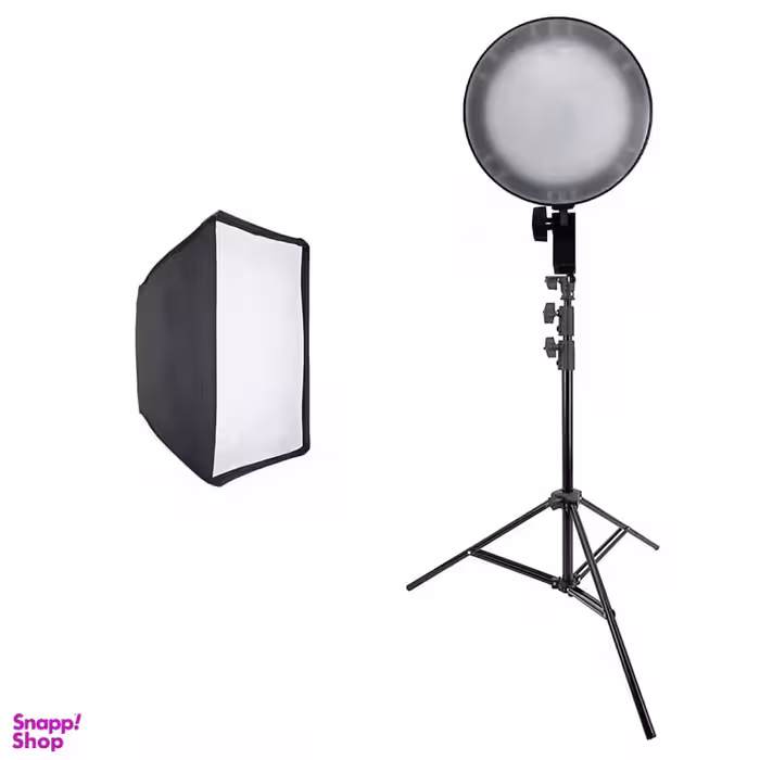 پروژکتور 100 وات با پایه 805 مدل T020 به همراه سافت باکس