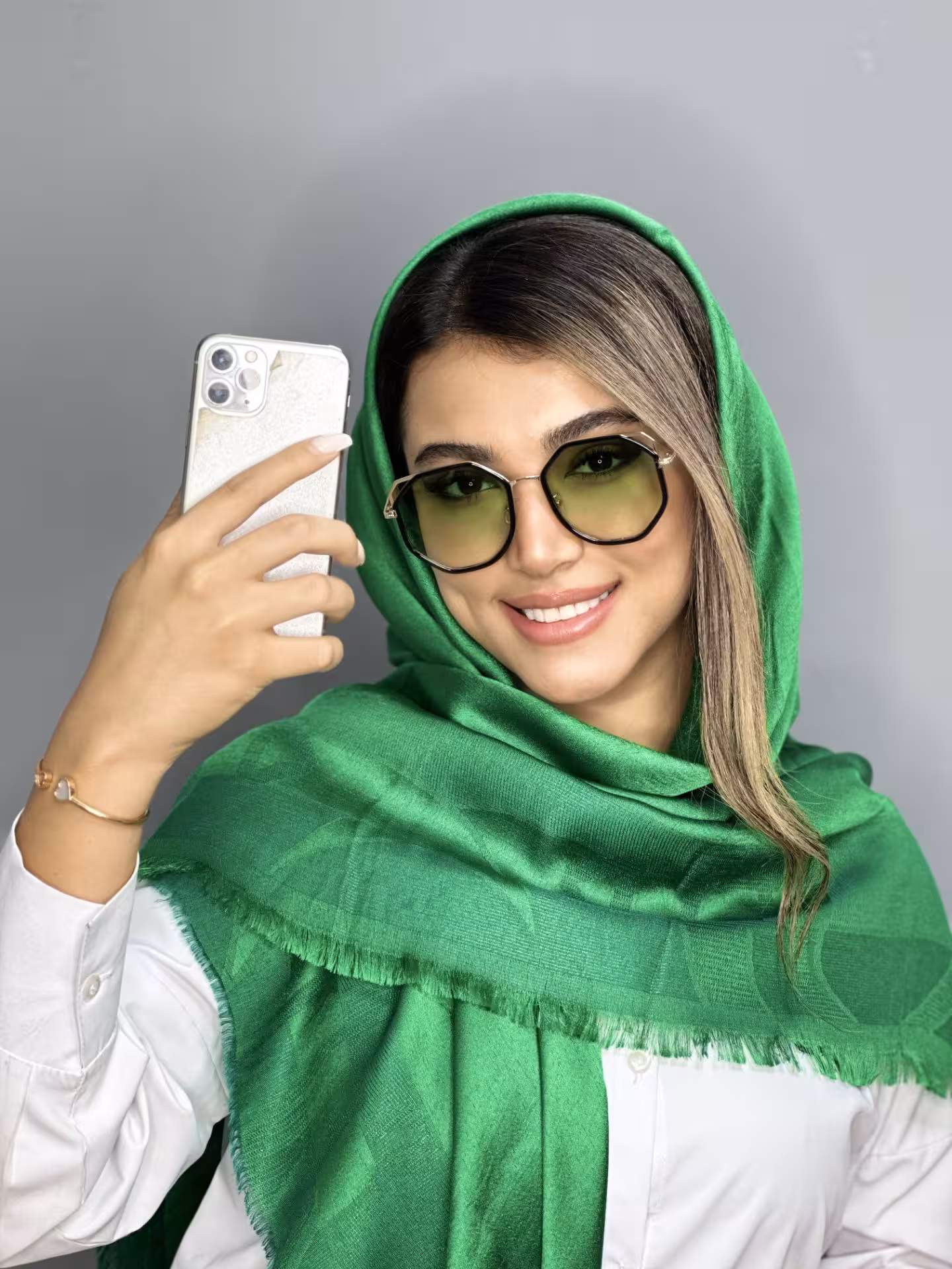 عينك آفتابي اورجينال PRADA پرادا زنانه سبز يخي ترند يووي 400