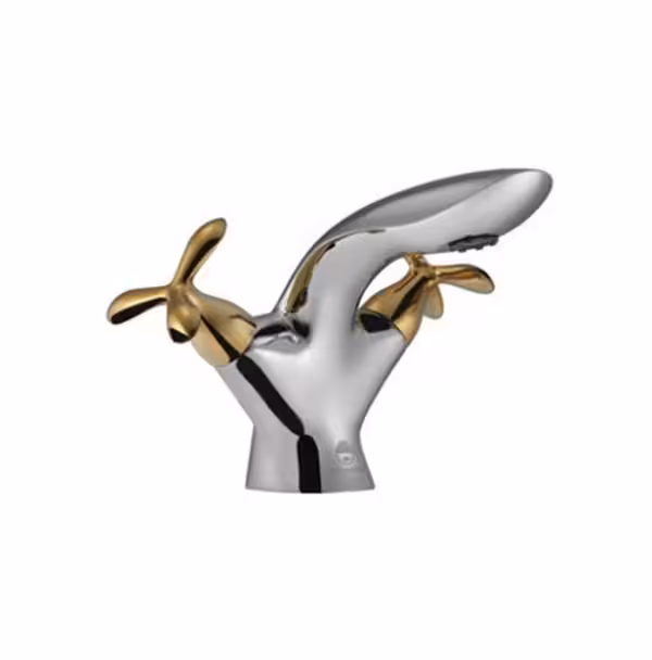 شیر روشویی درخشان مدل آنتیک