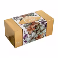 دستمال کاغذی طرح طلایی گلریز 100 برگ سه لا