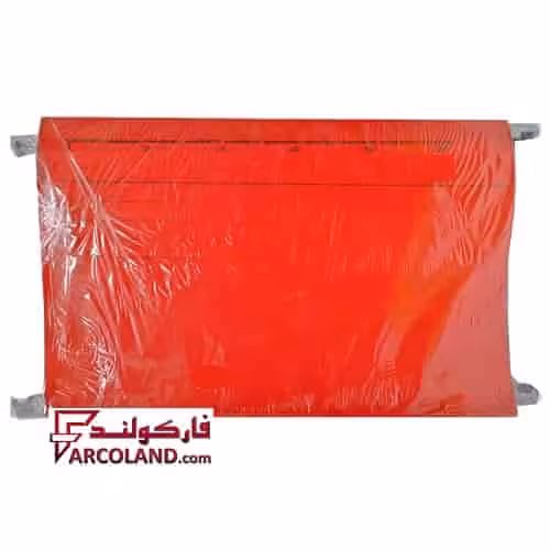 پوشه آویز مقوایی همراه با سیخ فلزی رنگ قرمز بسته 10 عددی