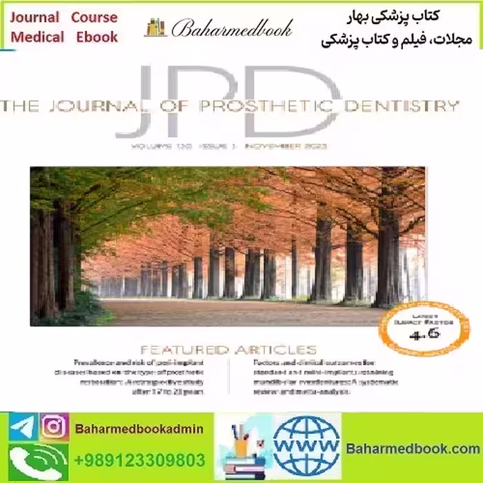The Journal of Prosthetic Dentistry Volume 130 Issue 1 to 5 2023 T