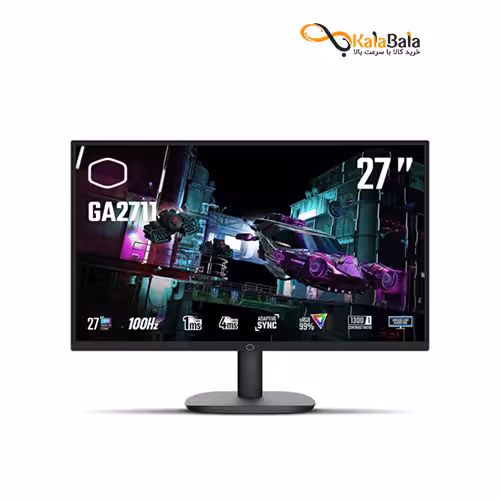 مانیتور گیمینگ کولر مستر 27 اینچ 2K QHD 100Hz | تجربه بازی بینظیر