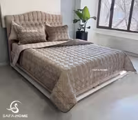 روتختی چهارفصل دورو مدل آیلا رنگ نسکافه ای