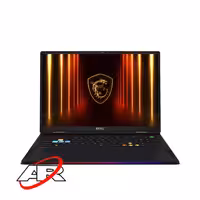 لپ تاپ MSI مدل Raider 18 HX AI A2XWJG Core Ultra 9 285HX 64GB 4TB SSD 24GB