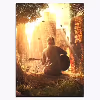 متال پوستر بازی The Last Of Us طرح شخصیت Ellie