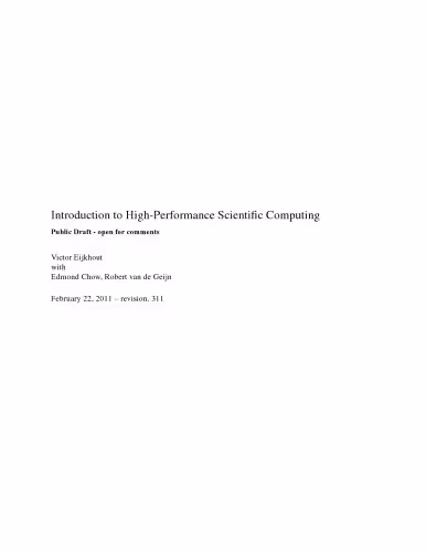 خرید و دانلود نسخه کامل کتاب Introduction to High Performance Scientific Computing