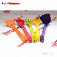 ست کفگیر و ملاقه رنگی