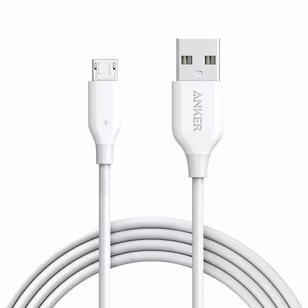 کابل تبدیل USB به microUSB انکر مدل A8133H12 PowerLine طول 1.8 متر
