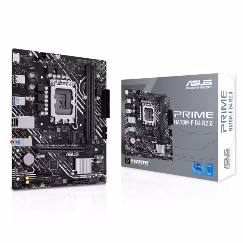 مادربرد ایسوس سری Prime مدل H610M-F R2.0 با سوکت پردازنده LGA 1700