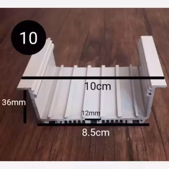 پروفیل لاین نوری(5 لاین) آلومینیومی توکار به همراه دیفیوزر کد 10