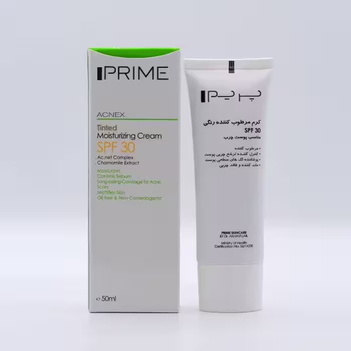 کرم مرطوب کننده پوست مختلط تا چرب رنگی spf30 پرایم