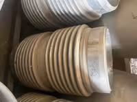 لرزه گیر 12 اینچ اکاردونی استنلس استیل ریس فیس رده 10  از جنس A SA182/F321