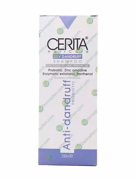 شامپو ضد شوره مناسب موهای خشک سریتا 200 میلی لیتر – cerita