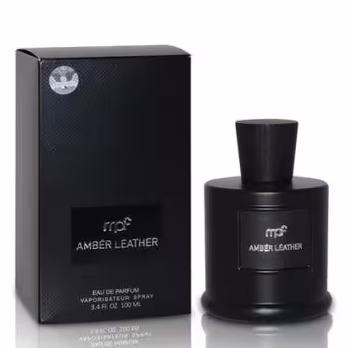 ادکلن مردانه MPF مدل الحمبرا Amber Leather حجم 100 میلی لیتر