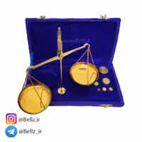 ترازو زرگری همراه جعبه مخصوص
