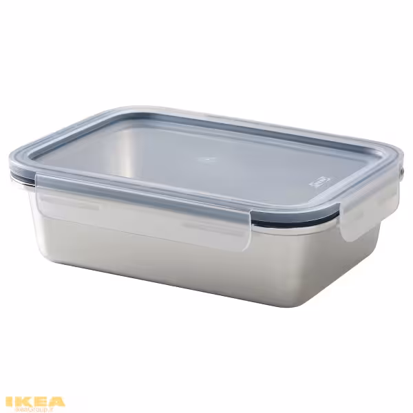 ظرف غذای استیل درب دار 1.0 l مدل IKEA 365  | برند ایکیا | ارسال 15 الی 20 روز کاری