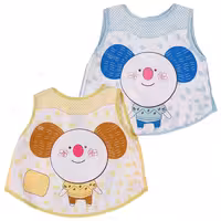 پیش بند پارچه ای بچه گانه مدل بندی طرح موش