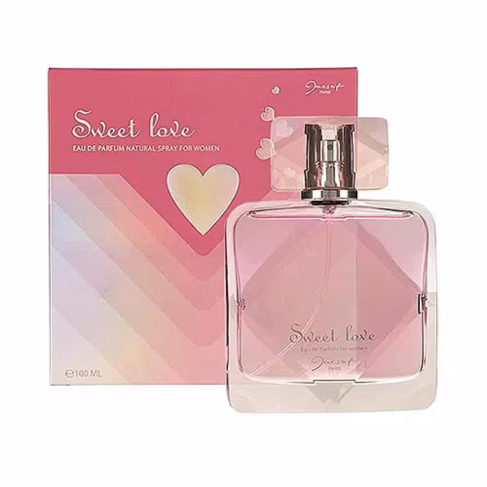 ژک ساف ادکلن زنانه 100 میل Jacsaf مدل SWEET LOVE سوییت لاو