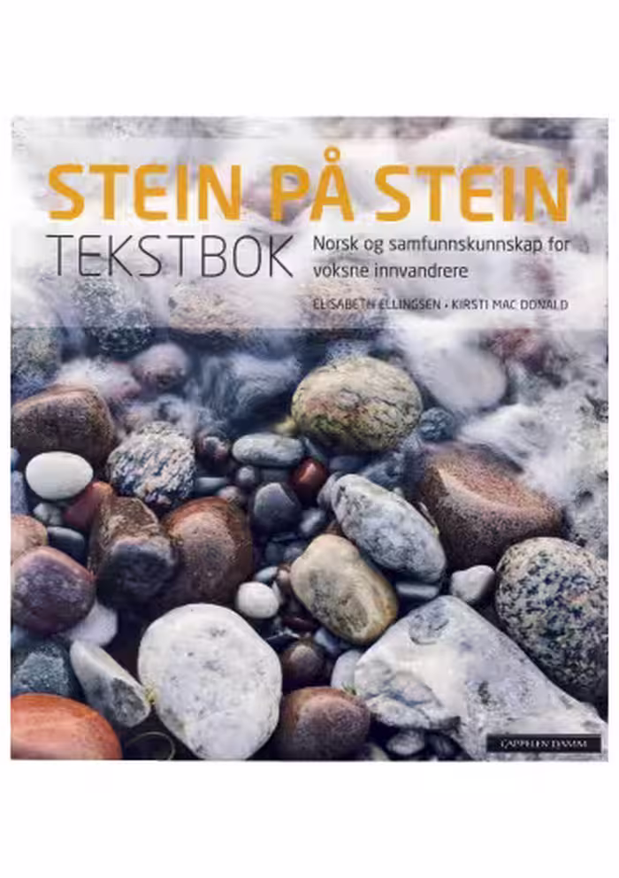 خرید و دانلود نسخه کامل کتاب Stein på stein Tekstbok